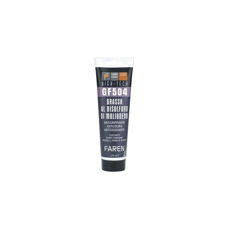 foto del prodotto faren grasso bisolfuro di molibdeno gf504 ml 125 conf. da 12pz