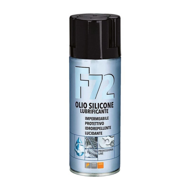 foto del prodotto faren olio di silicone spray f72 ml.400
