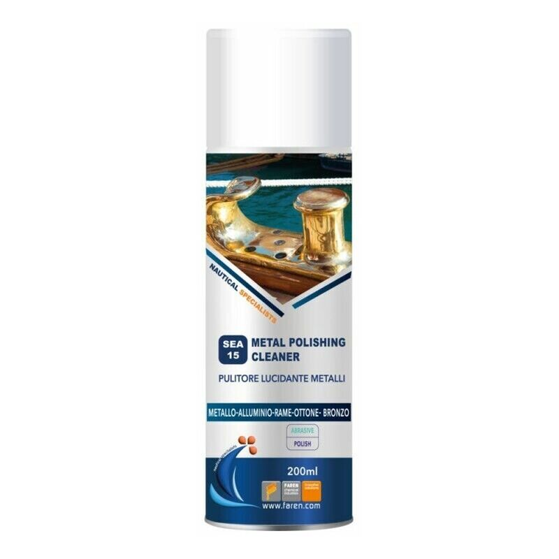 foto del prodotto faren polish lucidante nautico acciaio ottone bronzo battagliole bitte da 200 ml