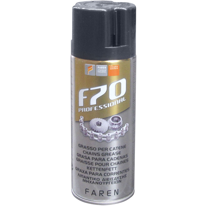 foto del prodotto faren spray grasso per catene f70 ml. 400 12 pezzi 