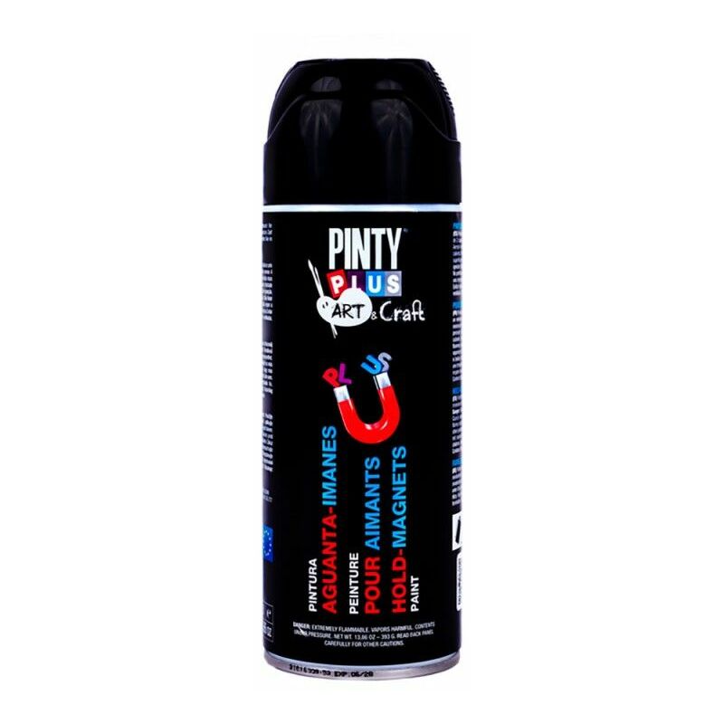 foto del prodotto faren vernice spray pintyplus art craft nera con supporto magnetico 520cc pi104