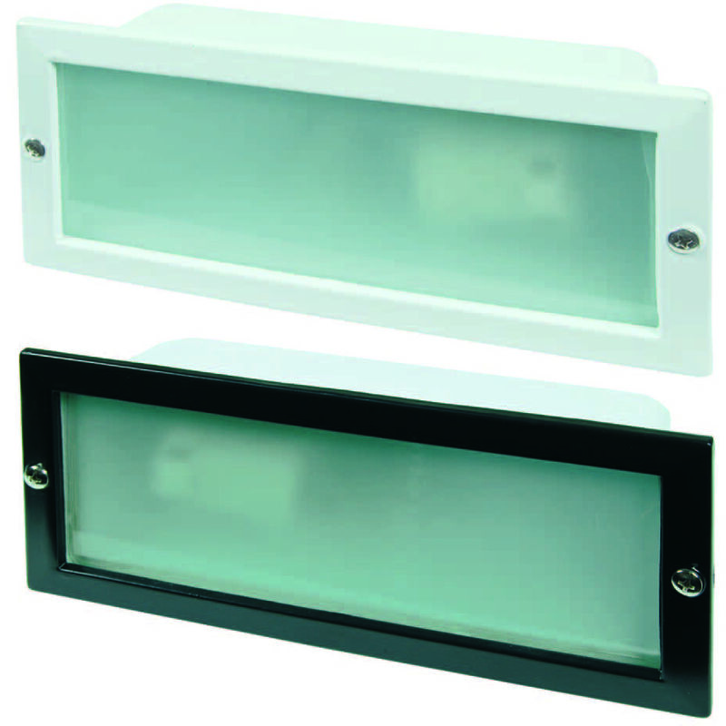 foto del prodotto faretti a incasso rettangolari in alluminio per esterno 60w ip54 mm.234x100x80h. nero