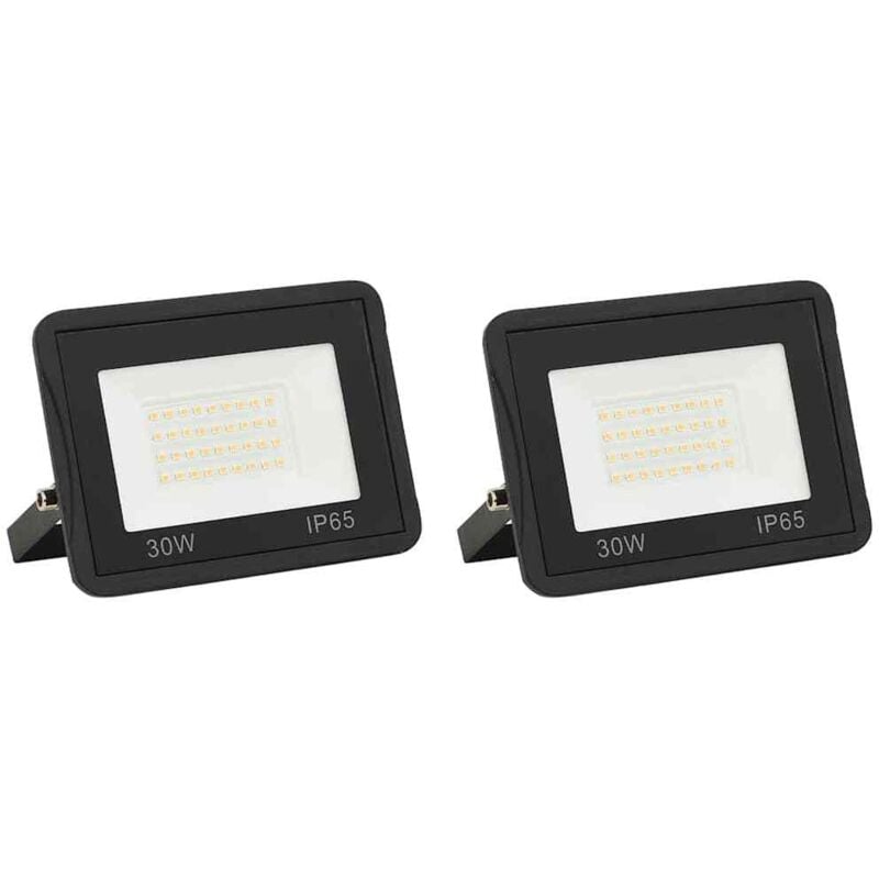 foto del prodotto faretti a led 2 pz 30 w bianco freddo - vidaxl