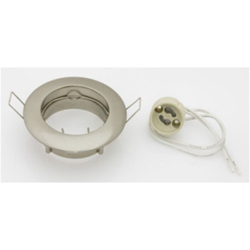 foto del prodotto faretti da incasso fisso x led gu10 nikel sat