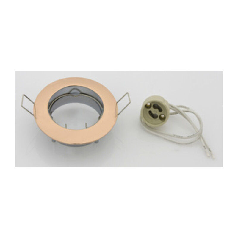 foto del prodotto faretti da incasso fisso x led gu10 oro. prezzo per 1 pezzo.