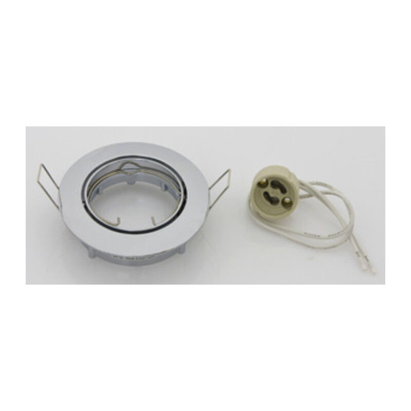 foto del prodotto faretti da incasso orien.x led gu10 cromo. prezzo per 1 pezzo.