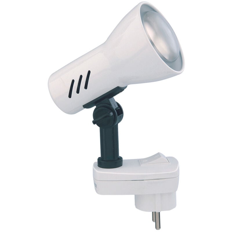 foto del prodotto faretti e spot moderno fiche metallo bianco 1 luce e14