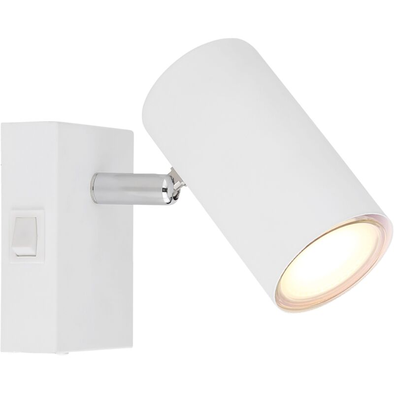 foto del prodotto faretti metallo bianco, 1 x gu10