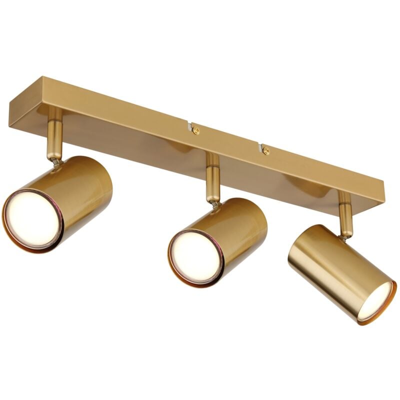 foto del prodotto faretti robby color oro spazzolato 3 x gu10