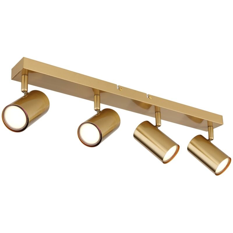 foto del prodotto faretti robby color oro spazzolato 4 x gu10