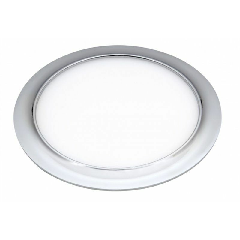 foto del prodotto faretto 20w 3000k trevor chrome 1600lm 1,5x23x23 cm taglio 21d
