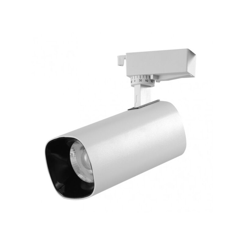 foto del prodotto faretto a binario 30w 4000k alfil white 2700lm 36 regolabile 330 regx19x7,5 cm