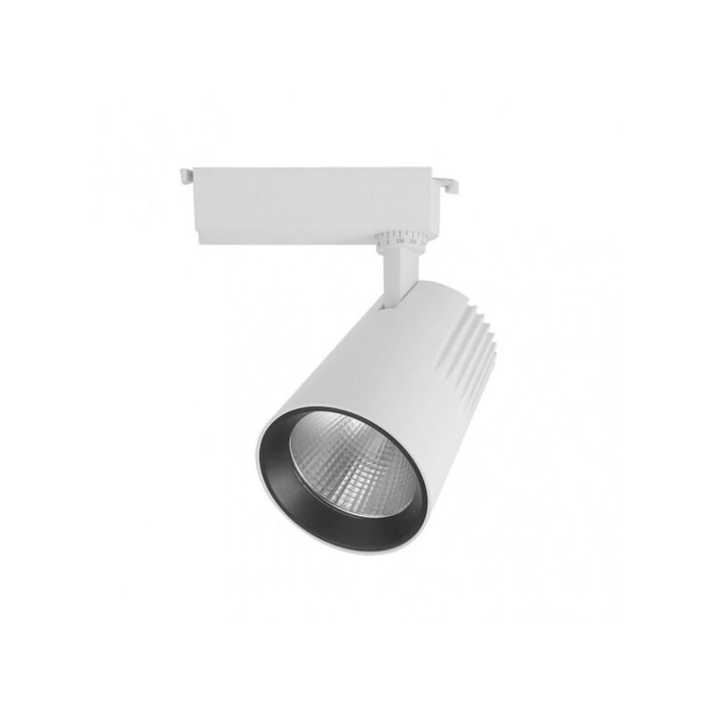 foto del prodotto faretto a binario 30w 6000k telma white 2700lm 36 regolabile 330 regx19x9 cm