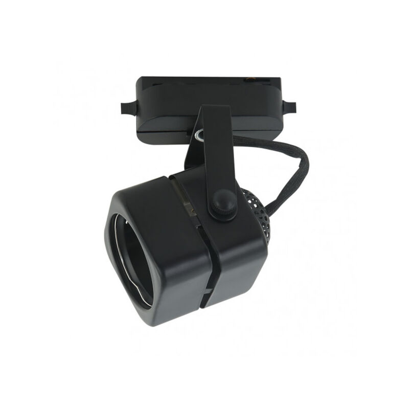 foto del prodotto faretto a binario arta 1xgu10 black cube 14,2x7,6x6 cm orientabile a 180 .