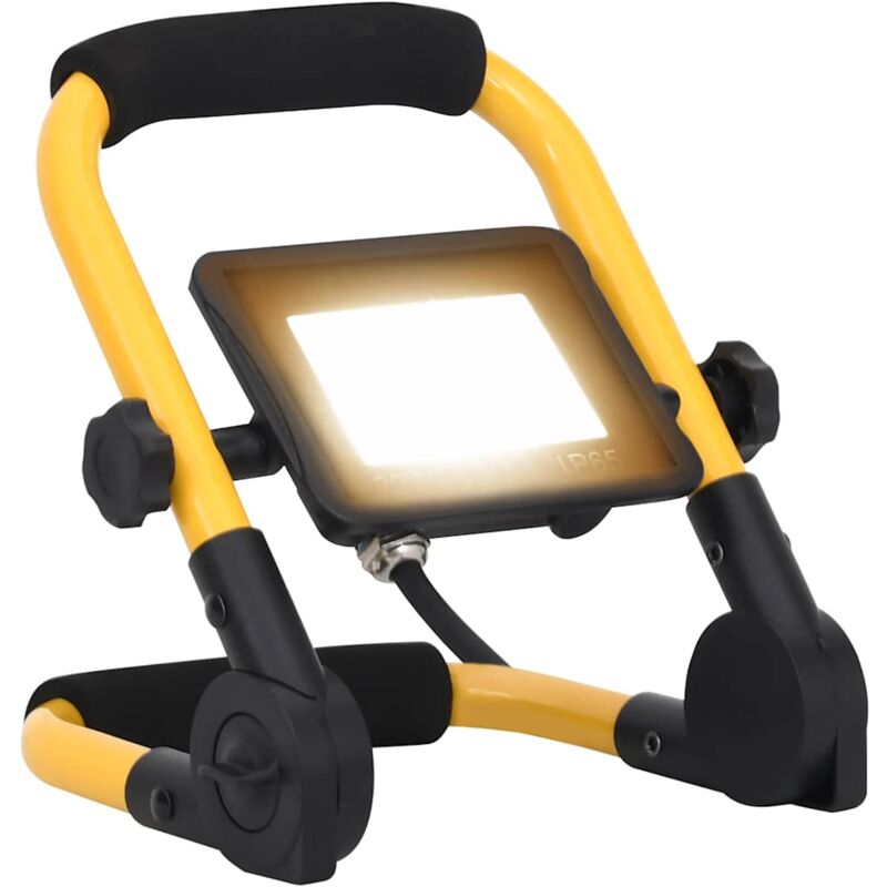 foto del prodotto faretto a led con maniglia 20 w bianco caldo vidaxl