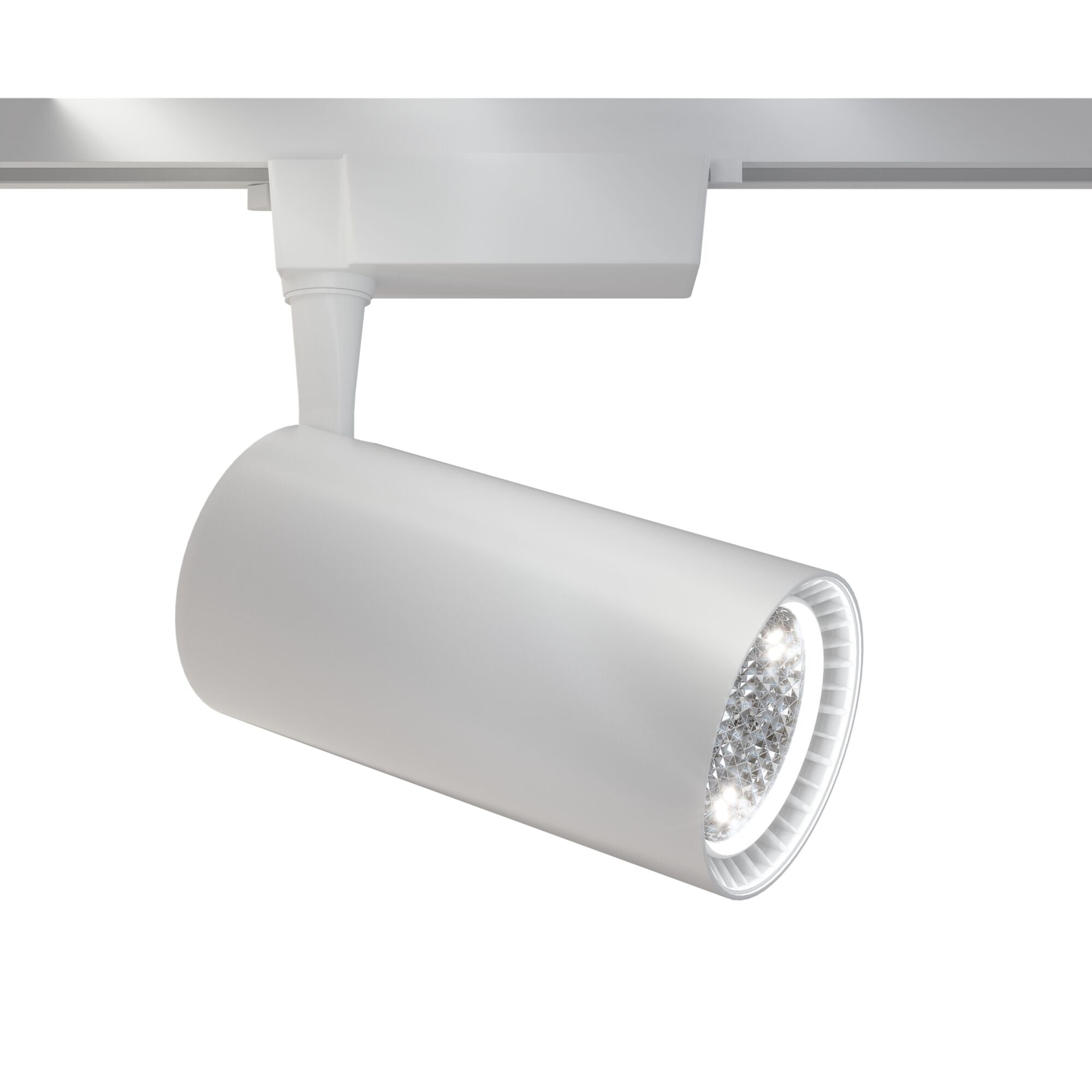 foto del prodotto faretto a led per sistema illuminazione binario 40w 4000k in alluminio vuoro bianco