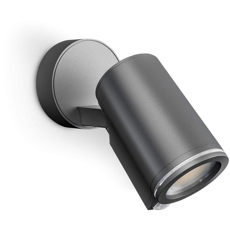 foto del prodotto faretto a led spot one s, colore antracite, sensore di movimento a 90 , incl. lampadina led gu10 collegabile tramite cavo, in alluminio, 7,47 w