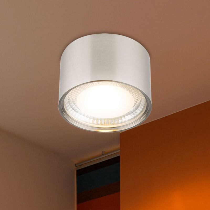 foto del prodotto faretto a soffitto a led a plafone luce argento soggiorno sala da pranzo illuminazione faretto da cucina