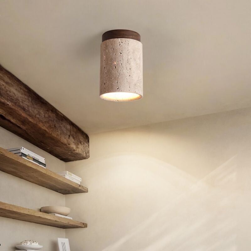 foto del prodotto faretto a soffitto moderna plafoniera rotonda lampada da soffitto art d eco e27 11cm per corridoio portico 1pcs