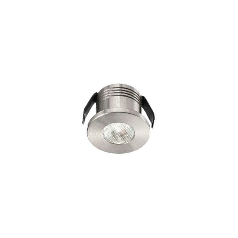 foto del prodotto faretto ad incasso led gea luce glam 3w 4000k nichel gfa900n