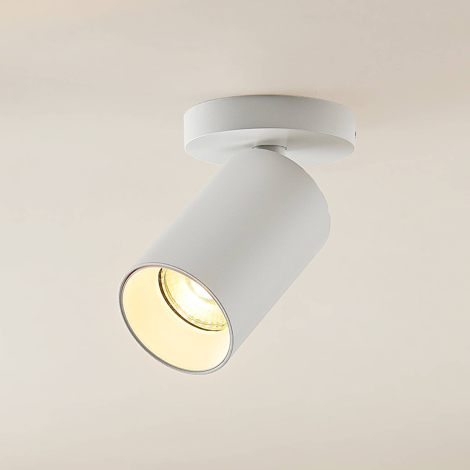 foto del prodotto faretto arcchio brinja, bianco, rotondo, altezza 12 cm, 6 cm