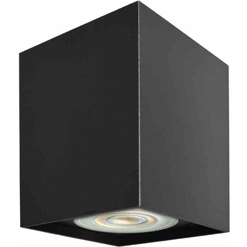 foto del prodotto faretto bima quadrato nero 1xgu10