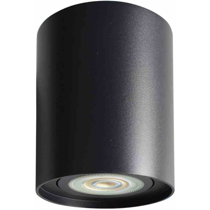foto del prodotto faretto bima rotondo nero 1xgu10