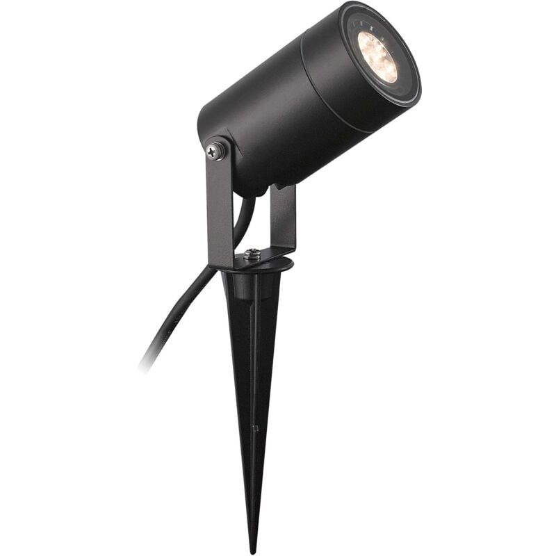 foto del prodotto faretto con picchetto ip65 65x269 mm in acciaio aisi 304 fornito senza lampada per giardino esterno