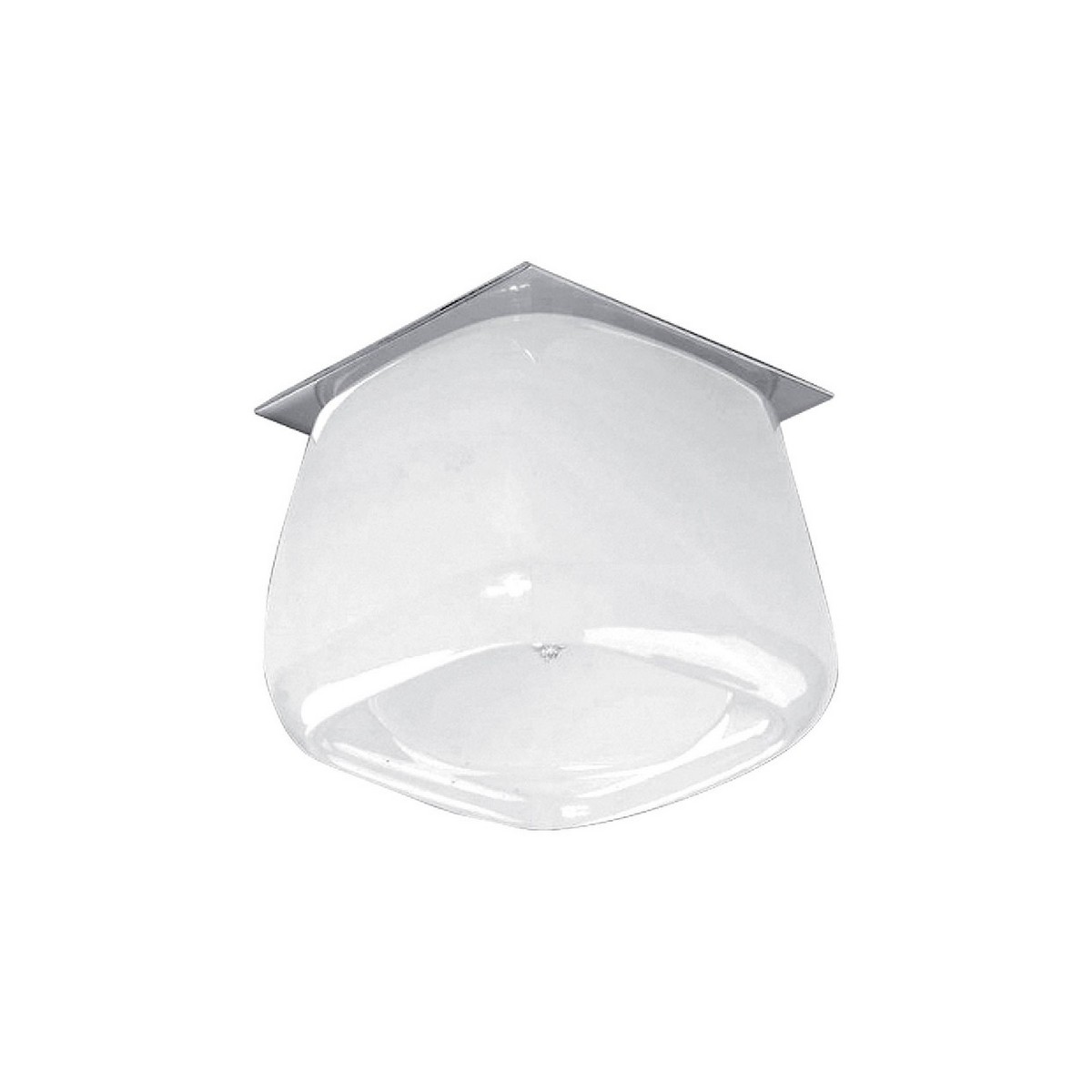 foto del prodotto faretto cristaldream, argento, metallo, 8,5x8,5x5,5 cm, epikasa