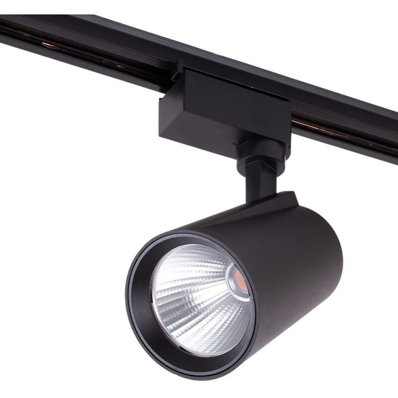foto del prodotto faretto da binario a led 15w 1264lm cri85 2700 k monofase 40.000h ho fc 15w b ww 
