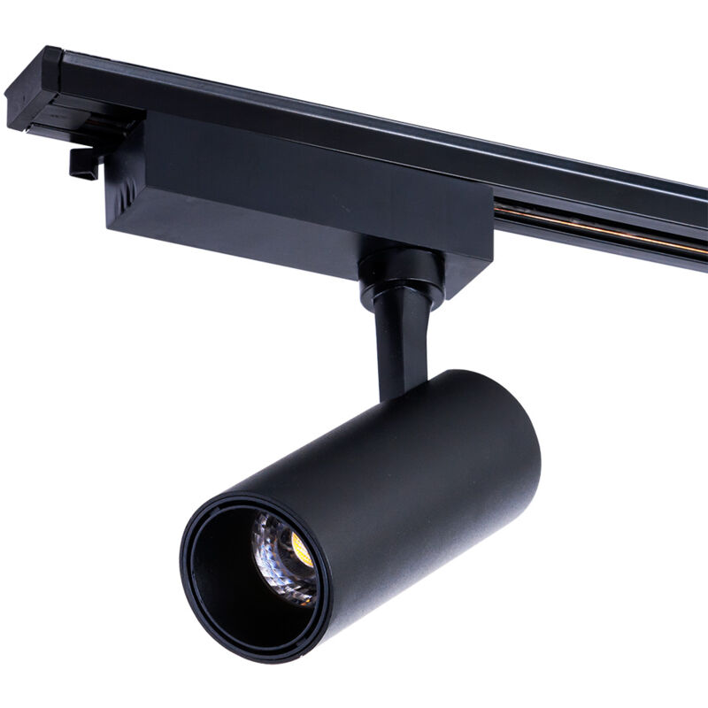 foto del prodotto faretto da binario led 20w 1880lm cri85 2700 k lumiastra monofase 40.000h lum atb060012 b ww greenice