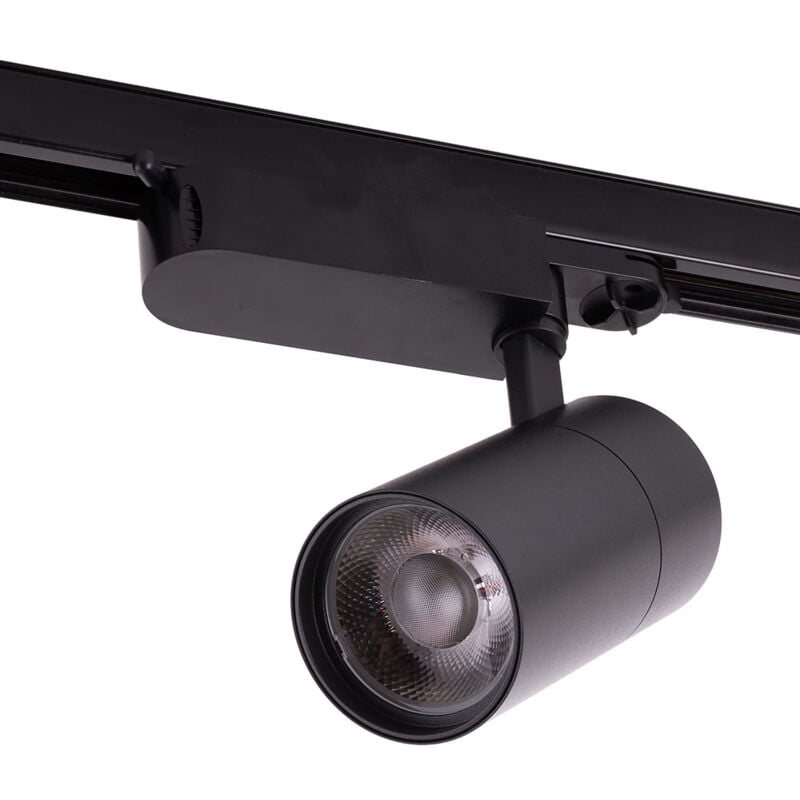 foto del prodotto faretto da binario led 30w 2527lm cri90 2700 k trifase 40.000h ho fc 3f 30w b ww 