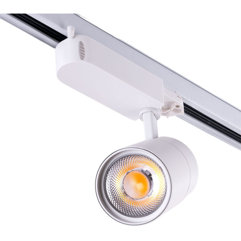 foto del prodotto faretto da binario led 30w 2527lm cri90 2700ºk trifase 40.000h [ho-fc-3f-30w-w-ww]