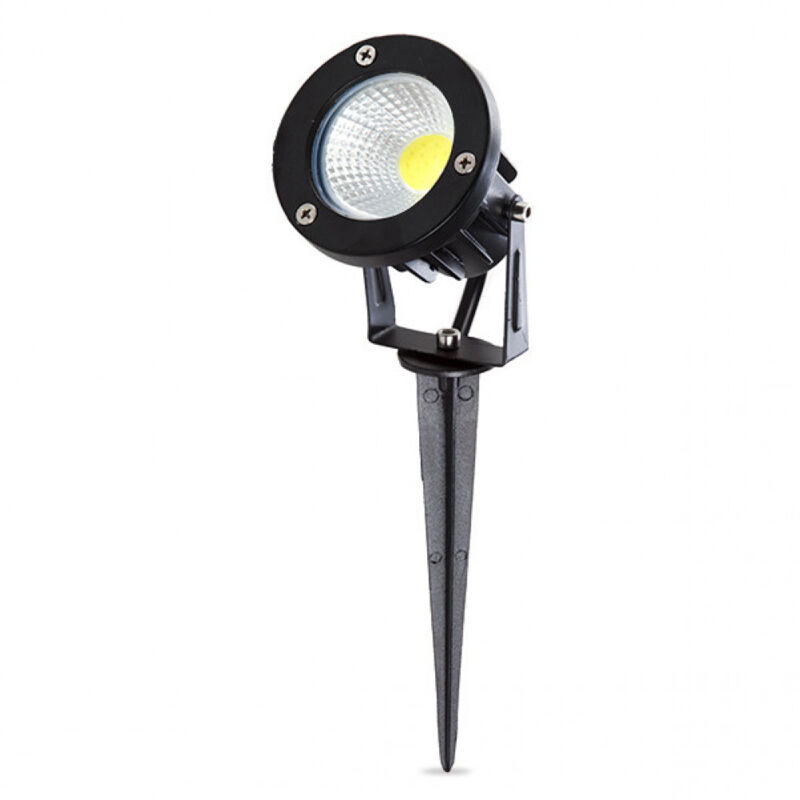 foto del prodotto faretto da giardino a led 7w 630lm 6000 k spike 50.000h sl cpdc09 7w cw 