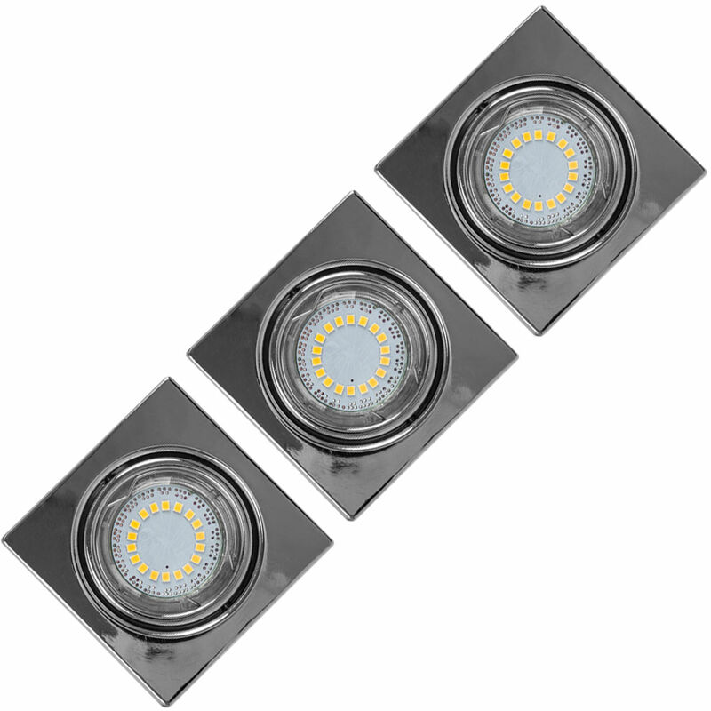 foto del prodotto faretto da incasso a led pacco da 3 4,5 watt soggiorno ingresso hall faretto cristaldream 2305328
