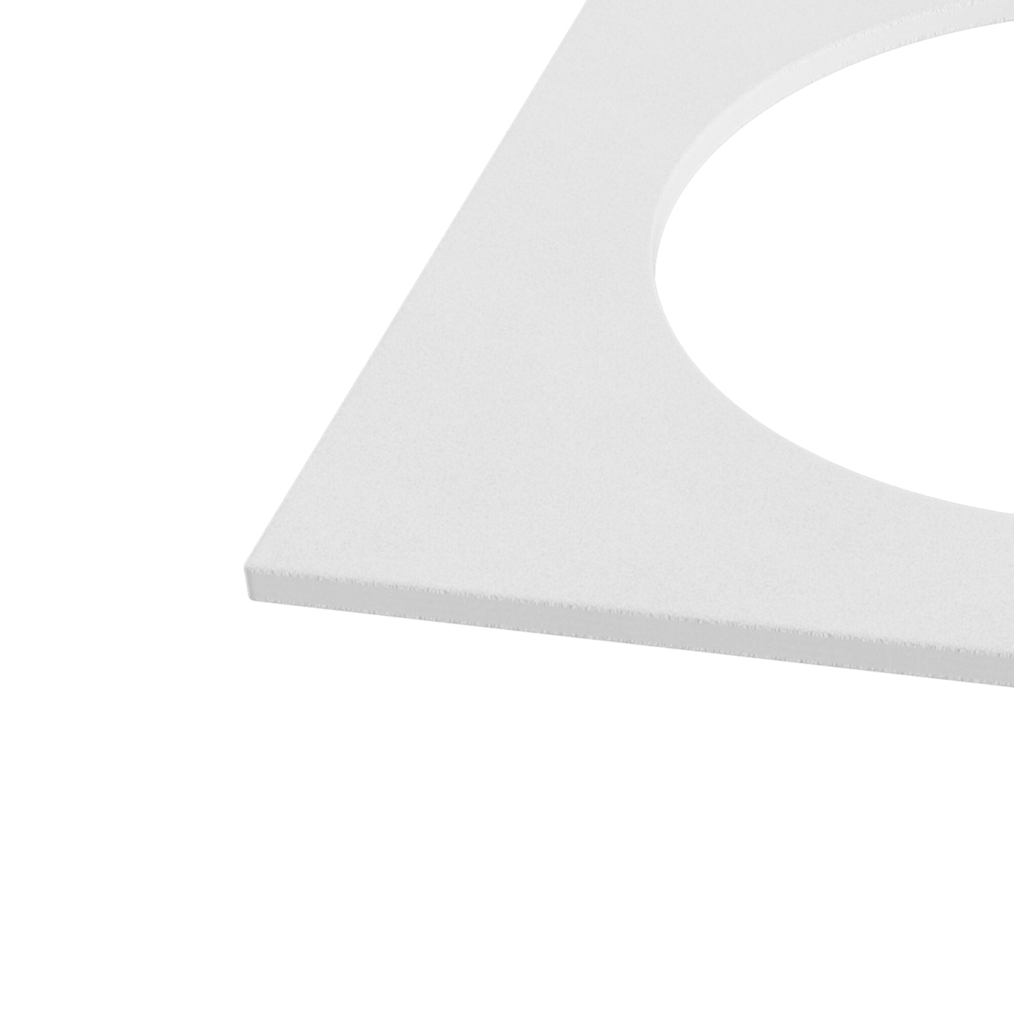foto del prodotto faretto da incasso accessorio downlight in alluminio kappell bianco