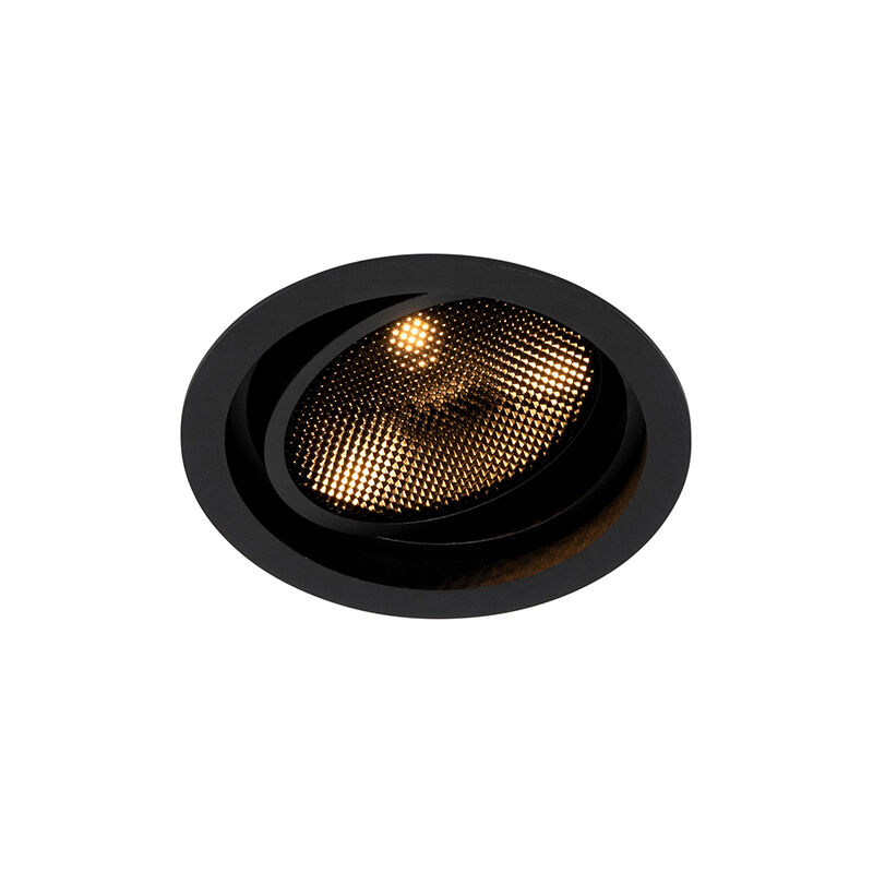 foto del prodotto faretto da incasso coop 111 honey moderno alluminio tondo gu10 max. 1 x 10 watt qazqa