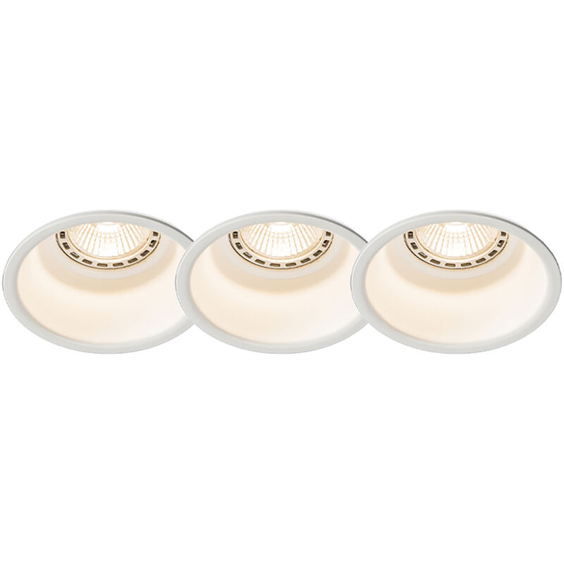foto del prodotto faretto da incasso dept design alluminio bianco tondo max. 1 x watt qazqa