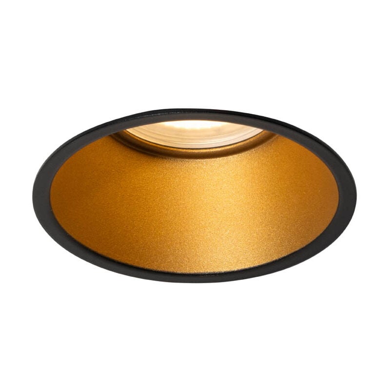 foto del prodotto faretto da incasso dept - moderno - - oro - tondo max. 1 x watt - qazqa