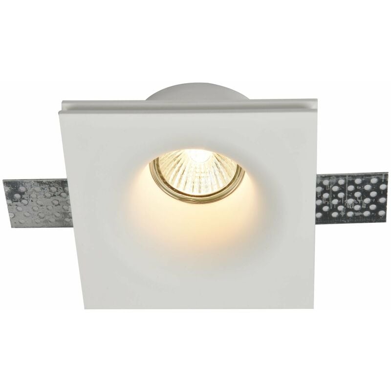 foto del prodotto faretto da incasso downlight in gesso gyps modern bianco
