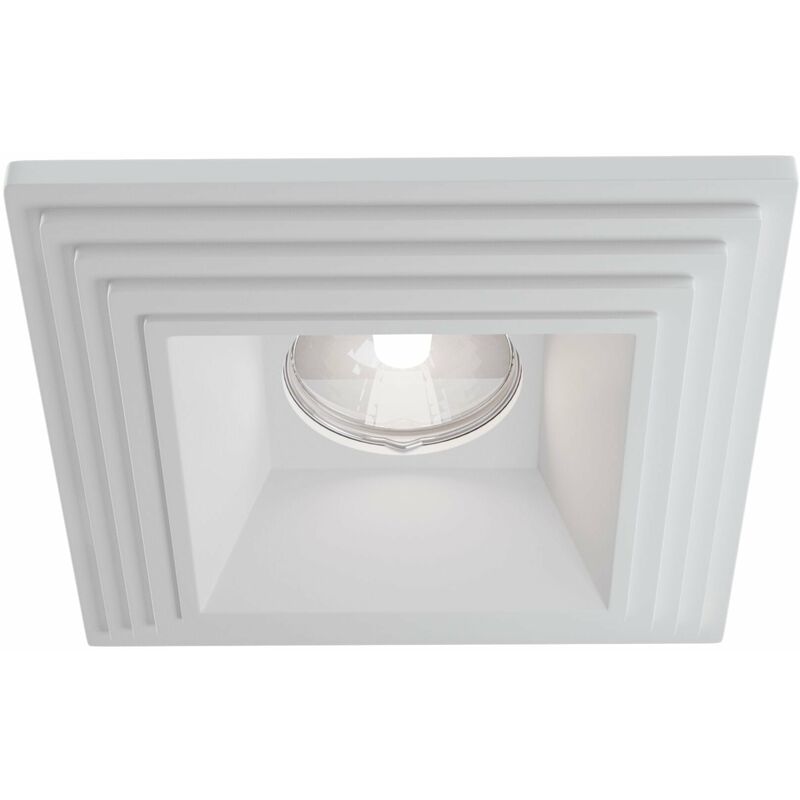 foto del prodotto faretto da incasso downlight in gesso gyps modern bianco