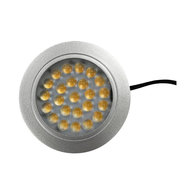 foto del prodotto faretto da incasso e da superficie sotto il mobile 2w 12v