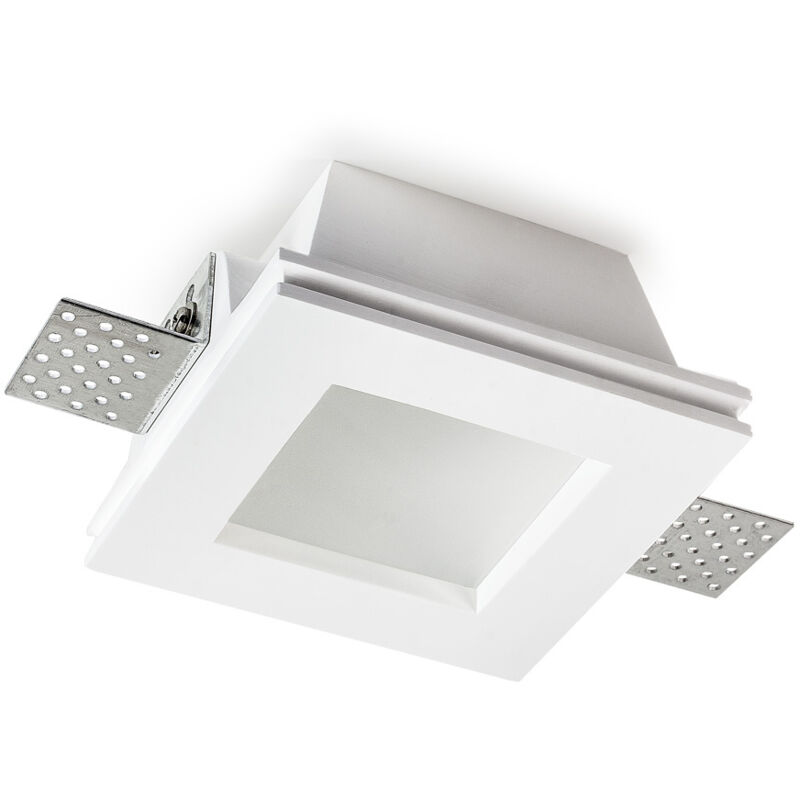 foto del prodotto faretto da incasso gesso vetro h. 63 mm