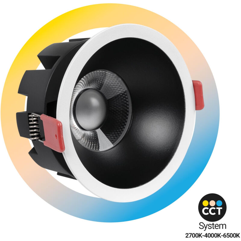 foto del prodotto faretto da incasso led 15w cct chip osram taglio 90mm