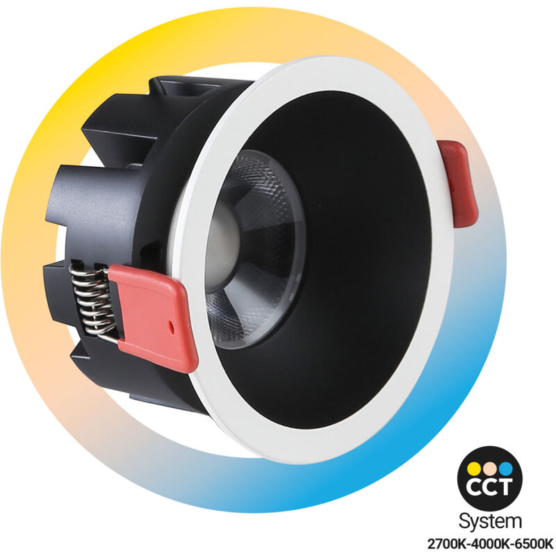 foto del prodotto faretto da incasso led 8w cct chip osram taglio 75mm