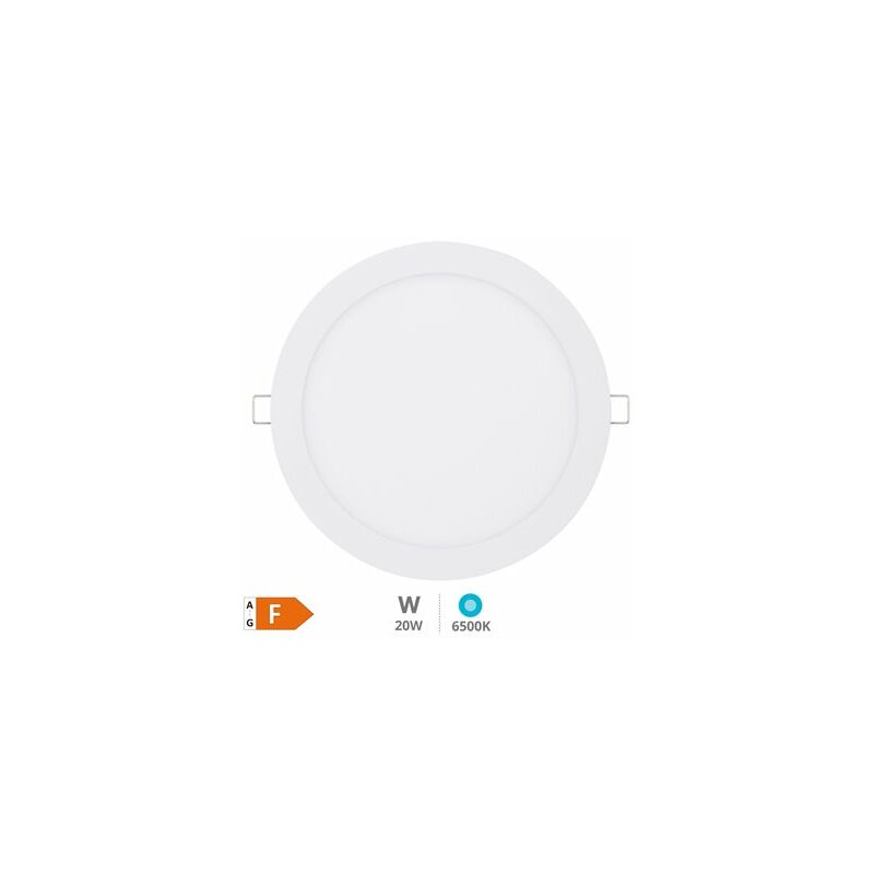 foto del prodotto faretto da incasso led rotondo lonbo 20w 6000k bianco