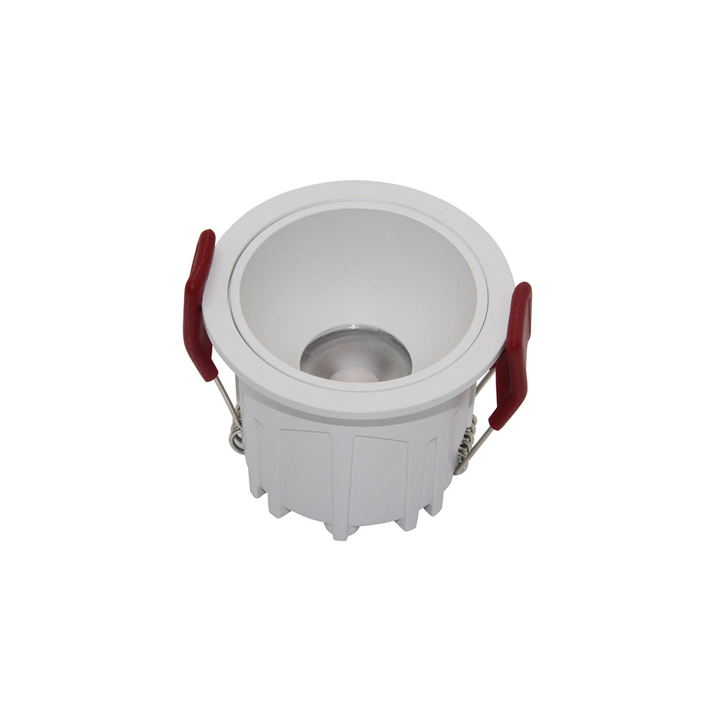foto del prodotto faretto da incasso moderno alfa led alluminio bianco led diffusore bianco