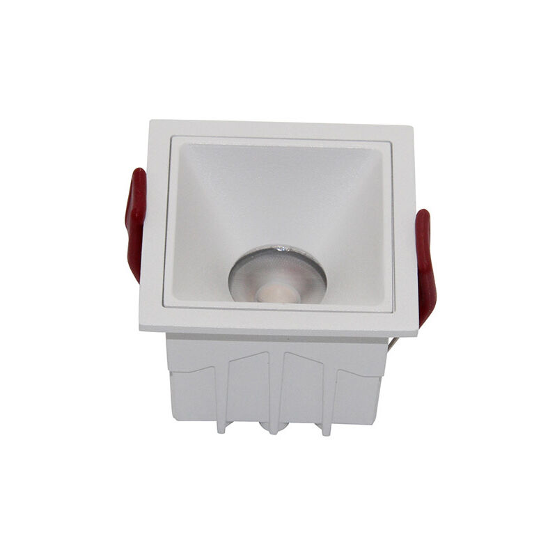 foto del prodotto faretto da incasso moderno alfa led alluminio bianco led luce calda dimmerabile