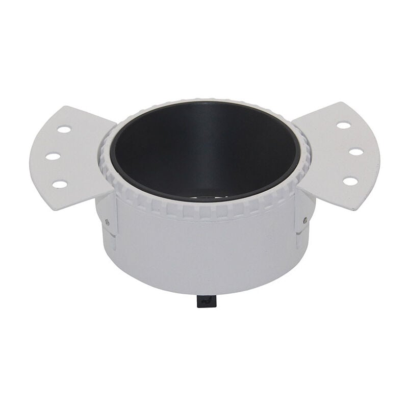 foto del prodotto faretto da incasso moderno share alluminio nero 1 luce diffusore oro 20w