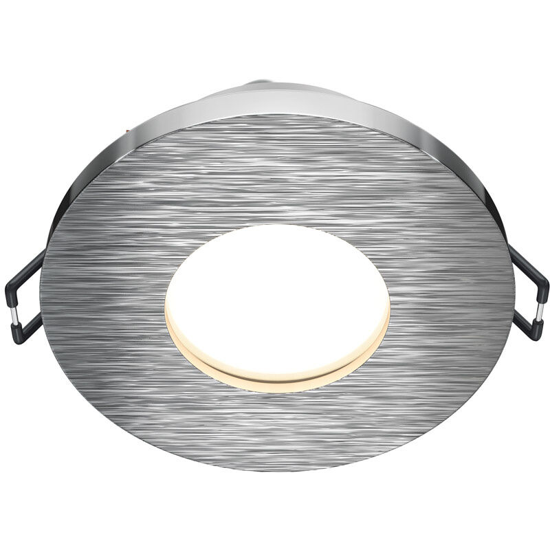 foto del prodotto faretto da incasso moderno stark alluminio tondo argento 1 luce
